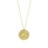 ROUND COIN EYE NECKLACE
