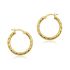 TWISTED HOOP EARRING