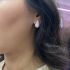 MINI PAVE TEARDROP EARRINGS