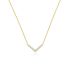 MINI WHITE V NECKLACE