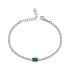 SINGLE EMERALD CUT TENNIS BRACELET