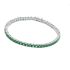 GREEN EMERALD TENNIS BRACELET-3MM