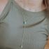 EMERALD HEART-PEAR Y NECKLACE