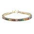 FAIR-AND-SQUARE GOLD RAINBOW BRACELET