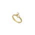 TWO PEAR DROPS RING