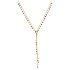 ROUND RAINBOW LARIAT NECKLACE
