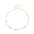 WHITE ENAMEL HEARTS CHOKER