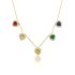 DANGLING HEARTS NECKLACE 18K