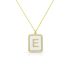 ENAMEL LETTER NECKLACE