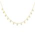 DANGLING TRIANGLE STONES NECKLACE