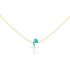 ENAMEL LETTER CHOKER