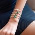 GREEN HEART TENNIS BRACELET
