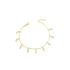DANGLING BAGUETTE STONES ANKLET