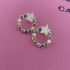 ROUND RAINBOW STAR EARRING