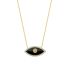 EYE OF LOVE NECKLACE-BLACK ONYX