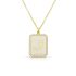 ENAMEL LETTER NECKLACE