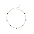 BLACK ENAMEL HEARTS CHOKER