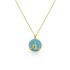 ROUND ENAMEL BLISS NECKLACE
