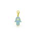 ENAMEL HAMSA CHARM