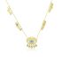 EYE WITH LASHES NECKLACE