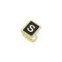 ENAMEL LETTER RING