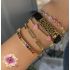 FAIR-AND-SQUARE GOLD RAINBOW BRACELET
