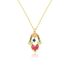 RAINBOW HAMSA NECKLACE