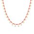 DANGLING NEON PINK STARS NECKLACE