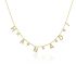 NAME NECKLACE WITH STONES