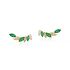WHITE-GREEN MARQUISE EARRING