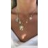 MOTHER OF PEARL HEART CHARM