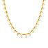 DANGLING NEON ORANGE STARS NECKLACE