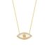 EYE OF LOVE NECKLACE-MOTHER OF PEARL