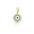ROUND EYE CHARM-BLUE