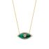 EYE OF LOVE NECKLACE-MALACHITE