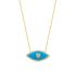 EYE OF LOVE NECKLACE-TURQUOISE