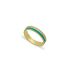 HALF ENAMEL HALF STONES RING