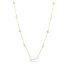 ENAMEL LOVE NECKLACE WITH STARS-WHITE