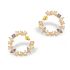RAINBOW PASTEL MULTI SHAPE STONES EARRING