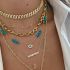 ENAMEL BEAD CHAIN NECKALCE