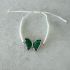 MALACHITE BUTTERFLY THREAD BRACELET-SILVER