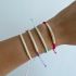 THREAD GOLD BAR BRACELET
