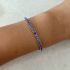 PURPLE AMETHYST TENNIS BRACELET-3MM