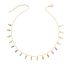 DANGLING RAINBOW BAGUETTE NECKLACE