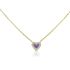 TINY ENAMEL HEART NECKLACE