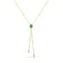 EMERALD CUT NECKLACE