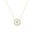 WHITE ENAMEL NECKLACE