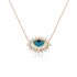 BLUE EYE CANDY NECKLACE 18K