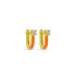 U SHAPE ENAMEL EARRING