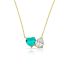 ROXY WITH WHITE STONE NECKLACE
